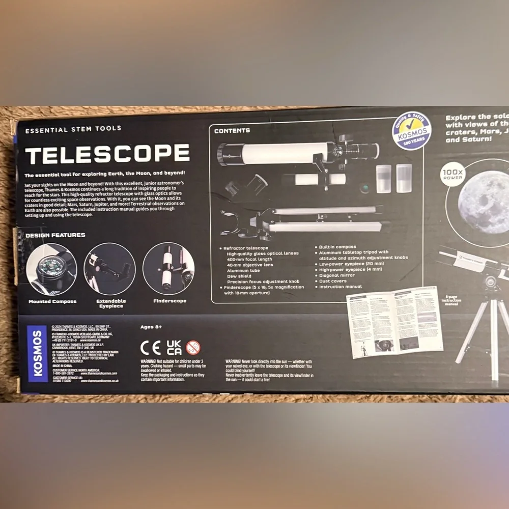 Thames & Kosmos Black and White Telescope